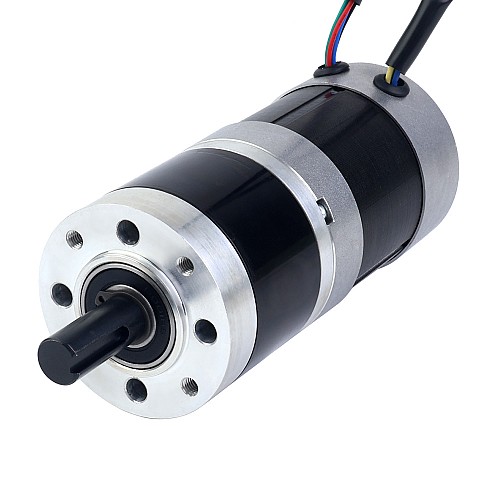 24V 101W Yuvarlak Dişli Fırçasız DC Motor 6,90Nm (977,12oz.in) 27:1 Yuvarlak Planet Dişli Kutusu - 57BYA74-24-01-PG27 | StepperOnline
