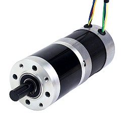 CN Satışta - 24V 101W Yuvarlak Dişli Fırçasız DC Motor 11,42Nm (1617,20oz.in) 51:1 Yuvarlak Planet Dişli Kutusu
