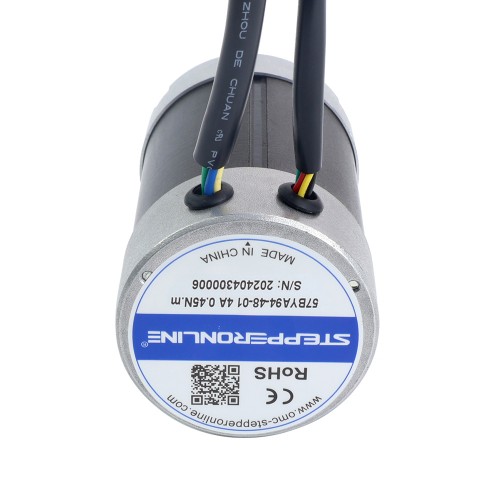 48V 3000RPM 0,45Nm 141W 4,00A Φ57x93,5mm Fırçasız DC Motor