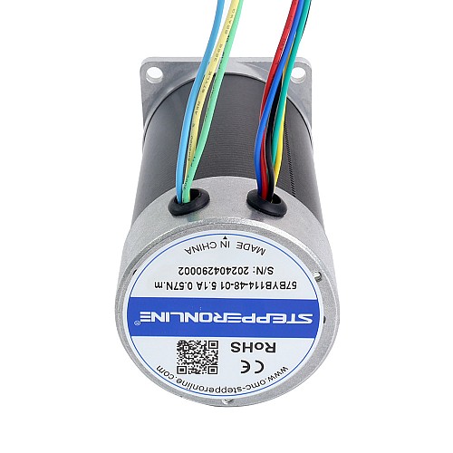 48V 3000RPM 0,57Nm 179W 5,10A 57x57x113,5mm Fırçasız DC Motor 48V 3000RPM 0,57Nm 179W 5,10A 57x57x113,5mm Fırçasız DC Motor