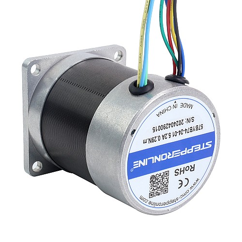 24V 3000RPM 0,29Nm 91W 5,20A 57x57x73,5mm Fırçasız DC Motor 24V 3000RPM 0,29Nm 91W 5,20A 57x57x73,5mm Fırçasız DC Motor
