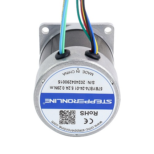 24V 3000RPM 0,29Nm 91W 5,20A 57x57x73,5mm Fırçasız DC Motor 24V 3000RPM 0,29Nm 91W 5,20A 57x57x73,5mm Fırçasız DC Motor