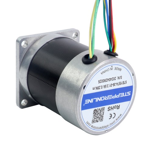 36V 3000RPM 0,29Nm 91W 3,50A 57x57x73,5mm Fırçasız DC Motor