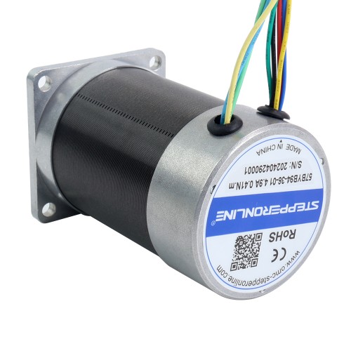 36V 3000RPM 0,41Nm 129W 4,90A 57x57x93,5mm Fırçasız DC Motor
