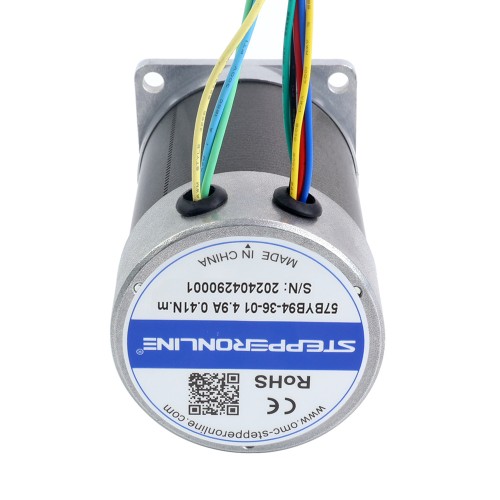 36V 3000RPM 0,41Nm 129W 4,90A 57x57x93,5mm Fırçasız DC Motor