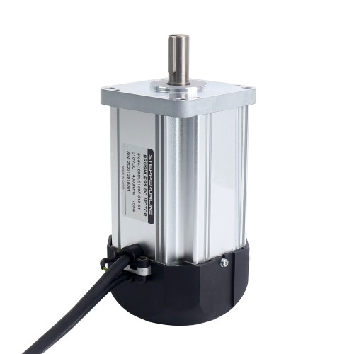 310V 4000RPM 1.8Nm 750W 3.0A Kare 80x80x159mm Fırçasız DC Motor Radyatör Fanlı
