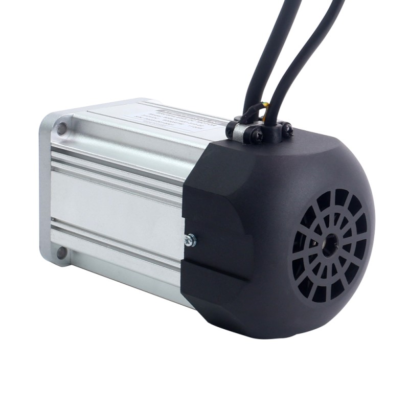 310V 6000RPM 1,75Nm 1100W 4,5A Kare 80x80x159mm Fırçasız DC Motor Radyatör Fanlı