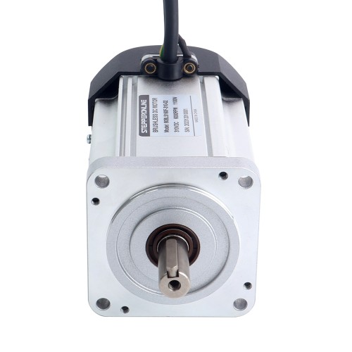 310V 6000RPM 1,75Nm 1100W 4,5A Kare 80x80x159mm Fırçasız DC Motor Radyatör Fanlı