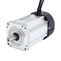 310V 6000RPM 1,75Nm 1100W 4,5A Kare 80x80x159mm Fırçasız DC Motor Radyatör Fanlı
