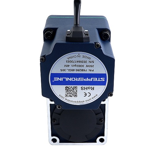 48V 250W 20RPM 70.00Nm (9912.82oz.in) 150:1 Dişli Fırçasız DC Motor Paralel İçi Boş Şaft Şanzımanlı