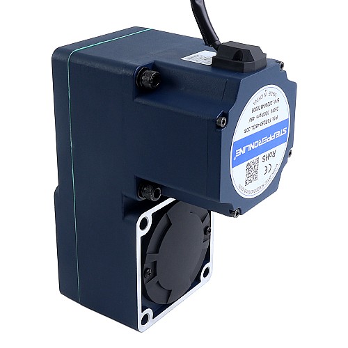 48V 250W 20RPM 70.00Nm (9912.82oz.in) 150:1 Dişli Fırçasız DC Motor Paralel İçi Boş Şaft Şanzımanlı