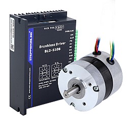 Fırçasız DC Motor ve Sürücü Kiti 67W 24V 4000RPM 0,16Nm (22,66oz.in)