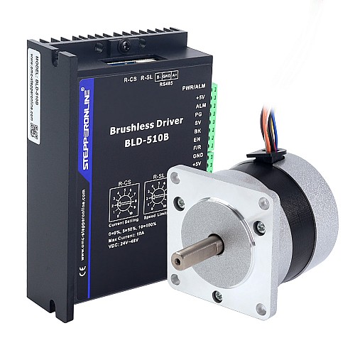 Fırçasız DC Motor ve Sürücü Kiti 46W 36V 4000RPM 0.11Nm (15.58oz.in)