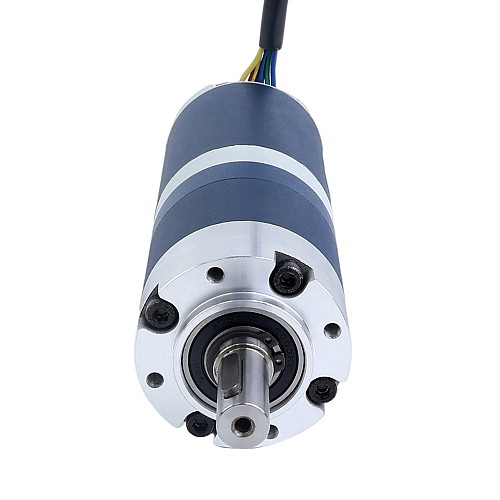 24V 90W 20,7 RPM Dişli Fırçasız DC Motor 30,00 Nm (4248,35 oz.in) 144,5:1 Planet Dişli Kutusu