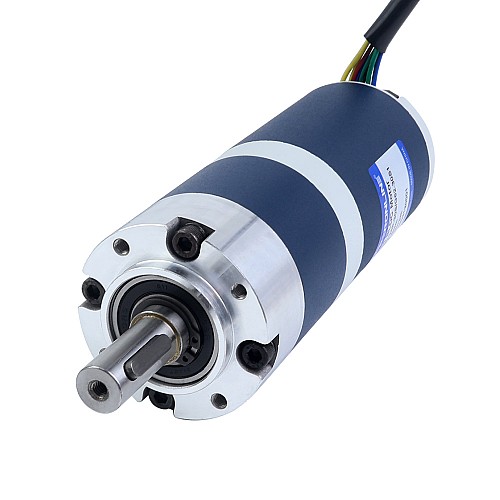 24V 90W 100RPM Dişli Fırçasız DC Motor 6,90Nm (977,12oz.in) 30:1 Planet Dişli Kutusu