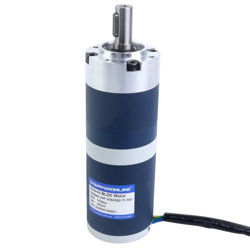 24V 90W 41,9 RPM Dişli Fırçasız DC Motor 14,90 Nm (2110,01 oz.in) 71,5:1 Planet Dişli Kutusu