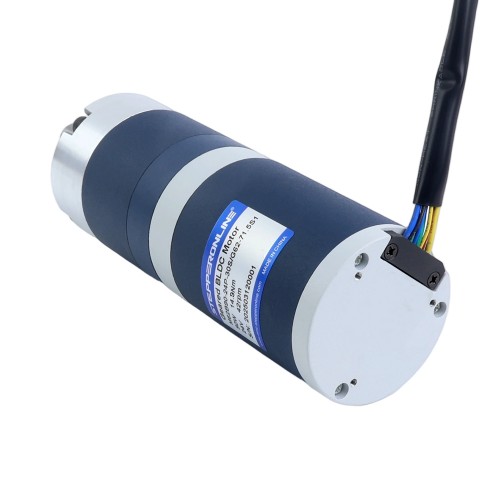 24V 90W 41,9 RPM Dişli Fırçasız DC Motor 14,90 Nm (2110,01 oz.in) 71,5:1 Planet Dişli Kutusu