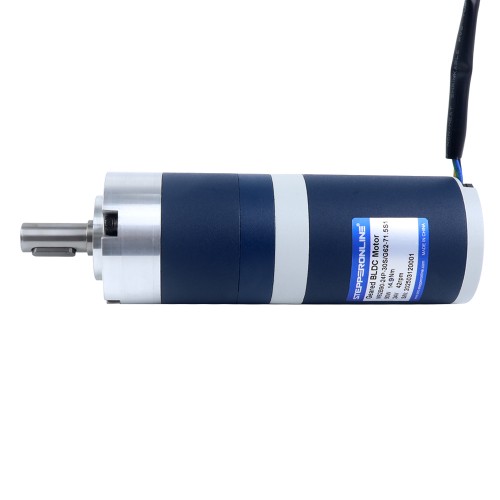 24V 90W 41,9 RPM Dişli Fırçasız DC Motor 14,90 Nm (2110,01 oz.in) 71,5:1 Planet Dişli Kutusu