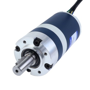 24V 200W 560RPM Dişli Fırçasız DC Motor 3.10Nm (439.00oz.in) 5.36:1 Planet Dişli Kutusu