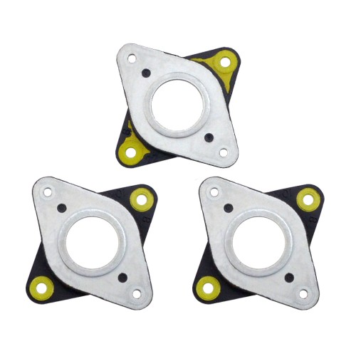 4 M3 Vidalı 3 ADET NEMA 17 Step Motor Çelik ve Kauçuk Titreşim Sönümleyicileri