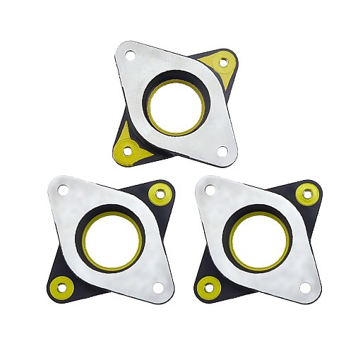 4 M3 Vidalı 3 ADET NEMA 17 Step Motor Çelik ve Kauçuk Titreşim Sönümleyicileri