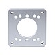 Nema 23 Step Motorlardan 80 mm Servo Motorlara Adaptör Plakası Nema 23 Step Motorlardan 80 mm Servo Motorlara Adaptör Plakası