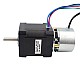 Nema 17 Step Motor 0,44 Nm (62,32 oz.in) Fren Sürtünme Torku 0,25 Nm (35,4 oz.in) ile