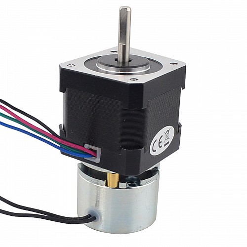 Nema 17 Step Motor 0,65 Nm (92 oz. inç) Fren Sürtünme Torku 0,25 Nm (35,4 oz. inç) ile