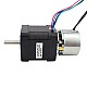 Nema 17 Step Motor 0,59 Nm (84 oz. inç) Fren Sürtünme Torku 0,25 Nm (35,4 oz. inç) ile