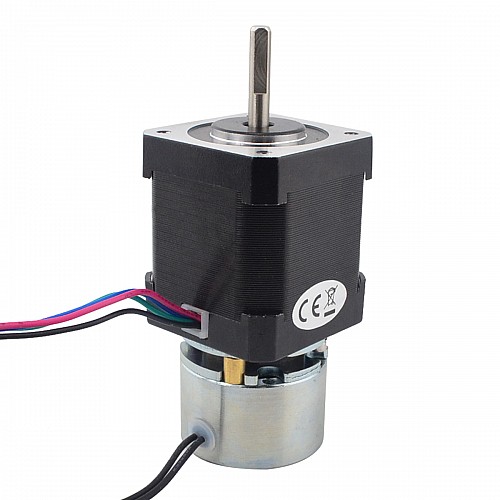 Nema 17 Step Motor 0,59 Nm (84 oz. inç) Fren Sürtünme Torku 0,25 Nm (35,4 oz. inç) ile