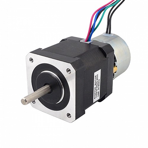 Nema 17 Step Motor 0,59 Nm (84 oz. inç) Fren Sürtünme Torku 0,25 Nm (35,4 oz. inç) ile Nema 17 Step Motor 0,59 Nm (84 oz. inç) Fren Sürtünme Torku 0,25 Nm (35,4 oz. inç) ile