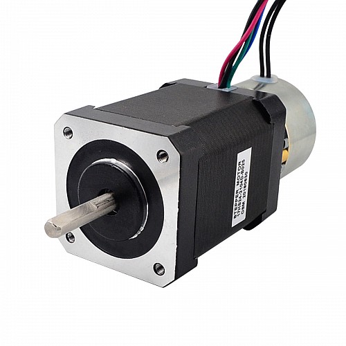 Nema 17 Step Motor 0,65 Nm (92 oz. inç) Fren Sürtünme Torku 0,25 Nm (35,4 oz. inç) ile Nema 17 Step Motor 0,65 Nm (92 oz. inç) Fren Sürtünme Torku 0,25 Nm (35,4 oz. inç) ile