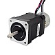 Nema 17 Step Motor 0,65 Nm (92 oz. inç) Fren Sürtünme Torku 0,25 Nm (35,4 oz. inç) ile Nema 17 Step Motor 0,65 Nm (92 oz. inç) Fren Sürtünme Torku 0,25 Nm (35,4 oz. inç) ile