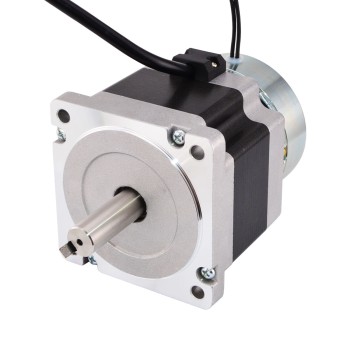 Nema 34 Step Motor 3,4 Nm (481,5 oz. inç) Fren Sürtünme Torku 4,0 Nm (566 oz. inç) ile