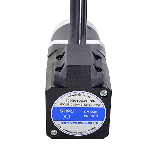 CN Satışta - Nema 17 Kapalı Döngü Adım Motoru L=39mm Dişli Oranı 20:1 Yüksek Hassasiyetli Planet Dişli Kutusu