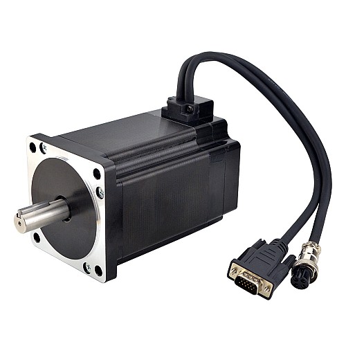 TS Serisi 9Nm (1274,5oz.in) 1 Eksenli Kapalı Döngü Adım CNC Kiti Nema 34 Motor ve Sürücü