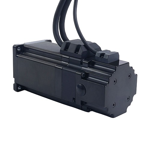 S Seri Nema 24 Kapalı Döngü Step Motor 3,0Nm(424,92oz.in) Elektromanyetik Frenli 2,8Nm(396,51oz.in) - 24HS34-5004D-E1000-B280 | StepperOnline