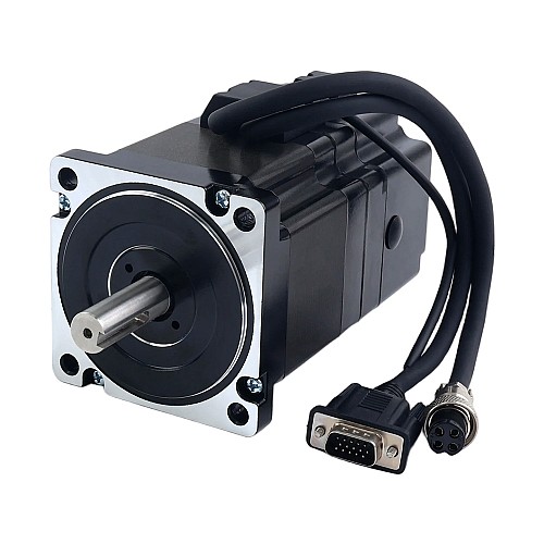 S Seri Nema 34 Kapalı Döngü Step Motor 4,3Nm(608,93oz.in) Elektromanyetik Frenli 7,0Nm(991,28oz.in) - 34HS30-6004D-E1000-B700 | StepperOnline