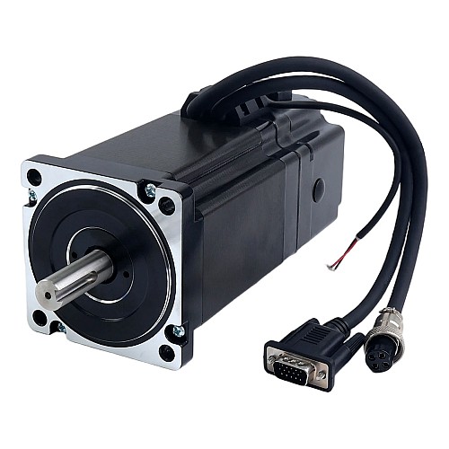 S Seri Nema 34 Kapalı Döngü Step Motor 8,0Nm(1132,89oz.in) Elektromanyetik Frenli 7,0Nm(991,28oz.in) - 34HS45-6004D-E1000-B700 | StepperOnline