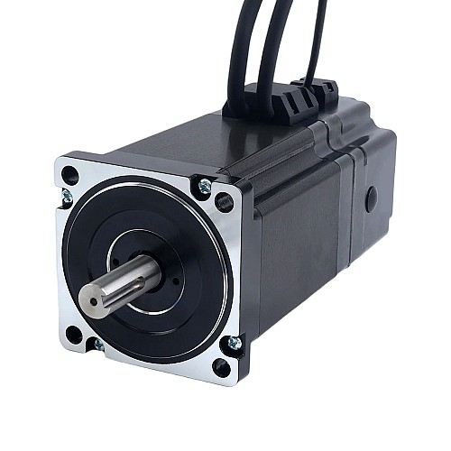 S Seri Nema 34 Kapalı Döngü Step Motor 8,0Nm(1132,89oz.in) Elektromanyetik Frenli 7,0Nm(991,28oz.in) - 34HS45-6004D-E1000-B700 | StepperOnline