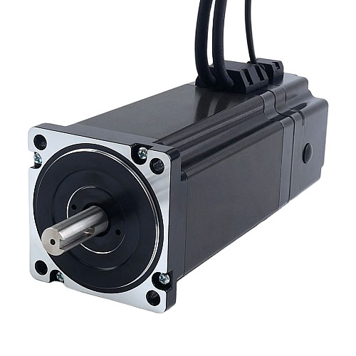 S Seri Nema 34 Kapalı Döngü Step Motor 12Nm(1699,34oz.in) Elektromanyetik Frenli 7,0Nm(991,28oz.in) - 34HS60-6004D-E1000-B700 | StepperOnline