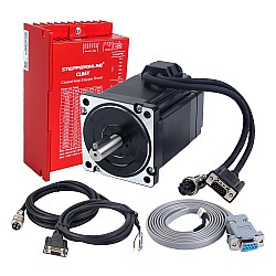YS Serisi 1 Eksenli Kapalı Döngü Adımlı CNC Kiti V2.0 6,50 Nm (920,48 oz.in) Nema 34 Motor 2,0 m Kablolar ve Sürücü ile