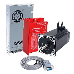 YS Serisi 1 Eksenli Kapalı Döngü Adımlayıcı CNC Kiti V2.0 12.00 Nm (1699.34 oz.in) Nema 34 Motor, 1,5 m Kablolar ve Güç Kaynağı ile