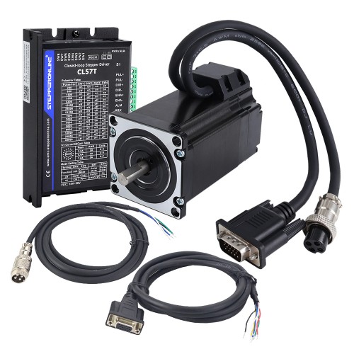 TS Serisi 2,0 Nm (283,22 oz.in) 1 Eksenli Kapalı Döngü Adım CNC Kiti Nema 23 Motor ve Sürücü