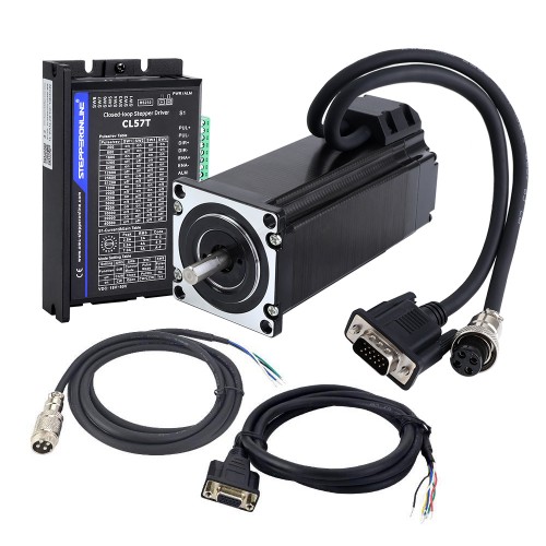 TS Serisi 3,0 Nm (424,83 oz.in) 1 Eksenli Kapalı Döngü Adım CNC Kiti Nema 23 Motor ve Sürücü