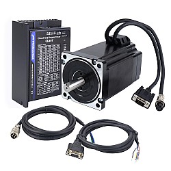 TS Serisi 9Nm (1274,5oz.in) 1 Eksenli Kapalı Döngü Adım CNC Kiti Nema 34 Motor ve Sürücü