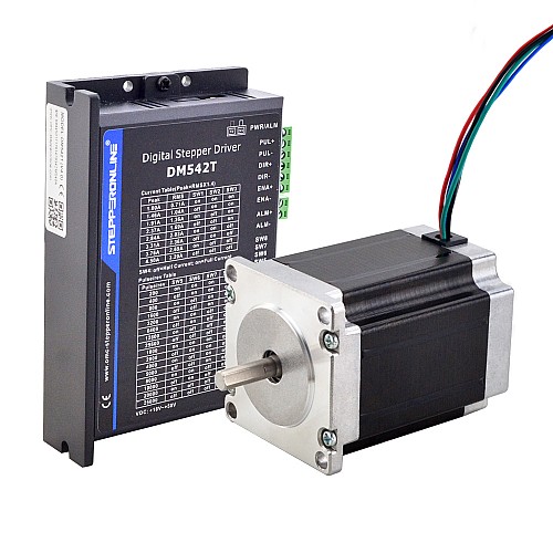 1 Eksenli Step Motor CNC Kiti 1,9 Nm (269 oz.in) Nema 23 Step Motor ve Sürücü