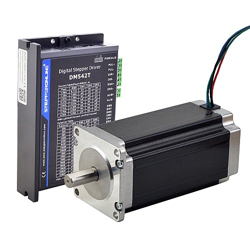 1 Eksenli Step Motor CNC Kiti 3,0 Nm (425 oz.in) Nema 23 Step Motor ve Sürücü