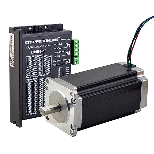 1 Eksenli Step Motor CNC Kiti 3,0 Nm (425 oz.in) Nema 23 Step Motor ve Sürücü