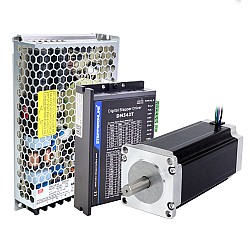 1 Eksenli Step Motor CNC Kiti 3,0 Nm (425 oz.in) Nema 23 Step Motor, Sürücü ve Güç Kaynağı